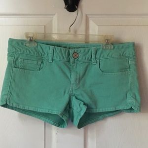American Eagle Outfitters | Stretch Teal shorts